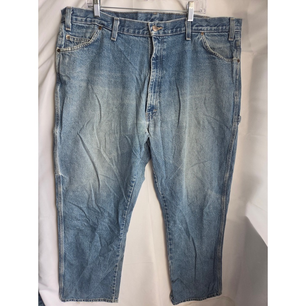 Dickies  Jeans Mens  Blue Medium Wash Relaxed Mid Straight
